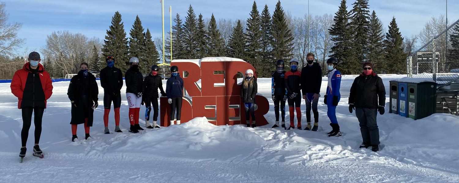 Skating in Red Deer